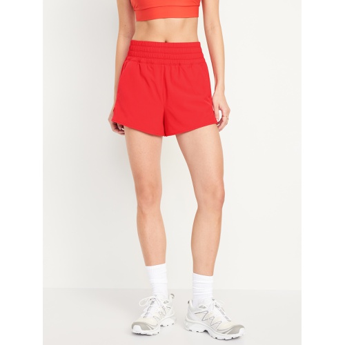 올드네이비 Extra High-Waisted Run Shorts -- 3-inch inseam