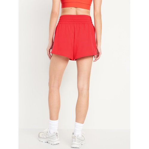 올드네이비 Extra High-Waisted Run Shorts -- 3-inch inseam