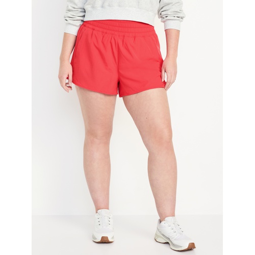 올드네이비 Extra High-Waisted Run Shorts -- 3-inch inseam