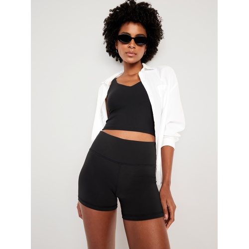 올드네이비 High-Waisted PowerSoft Biker Shorts -- 4-inch inseam