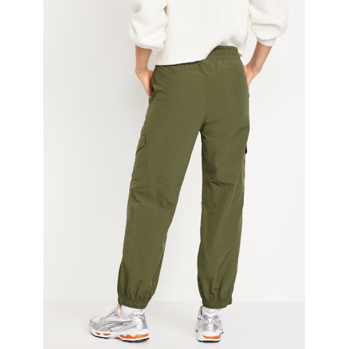 올드네이비 High-Waisted Ankle-Zip Cargo Joggers