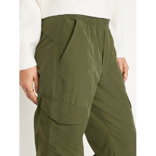 올드네이비 High-Waisted Ankle-Zip Cargo Joggers