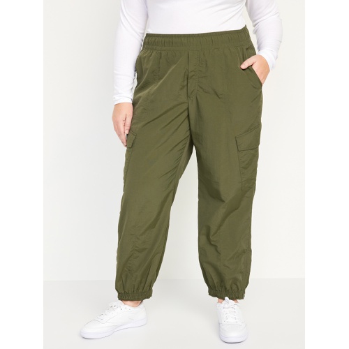 올드네이비 High-Waisted Ankle-Zip Cargo Joggers