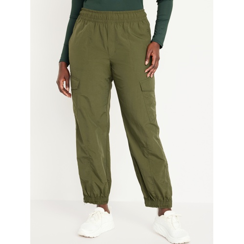 올드네이비 High-Waisted Ankle-Zip Cargo Joggers