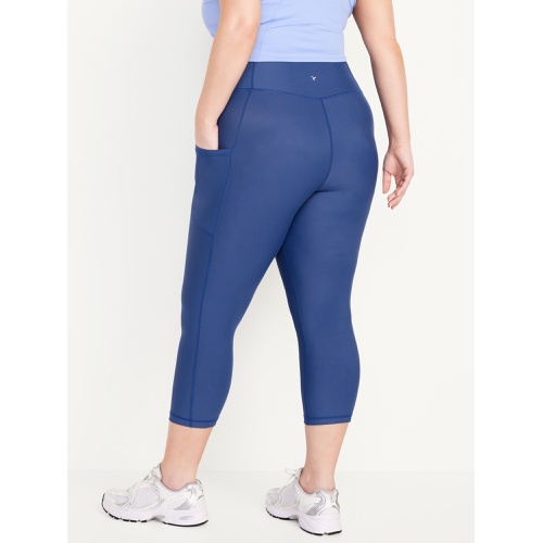 올드네이비 High-Waisted PowerSoft Crop Leggings