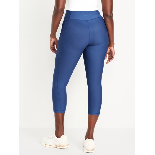 올드네이비 High-Waisted PowerSoft Crop Leggings