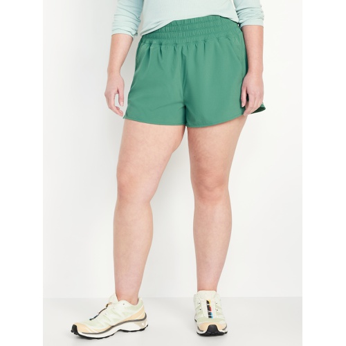올드네이비 Extra High-Waisted Run Shorts -- 3-inch inseam