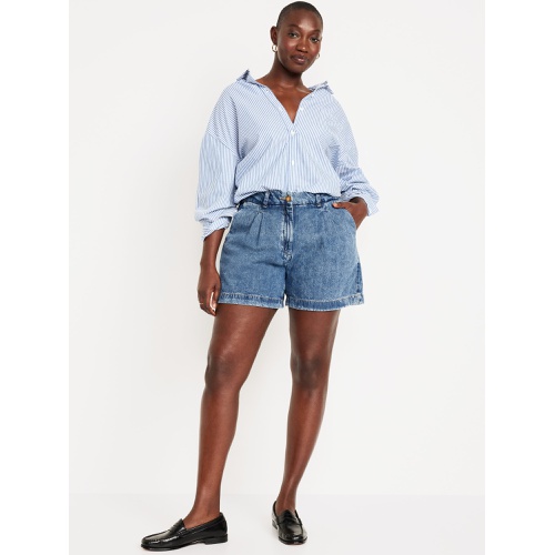 올드네이비 Extra High-Waisted Taylor Trouser Shorts -- 5-inch inseam