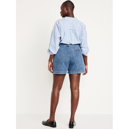 올드네이비 Extra High-Waisted Taylor Trouser Shorts -- 5-inch inseam