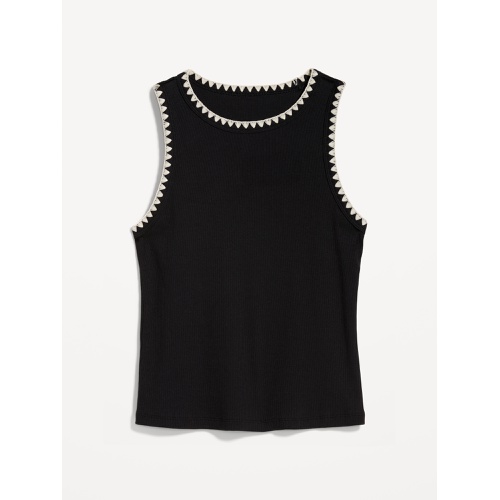 올드네이비 High-Neck Crop Tank Top