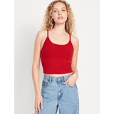 Fitted Ultra-Crop Ribbed Cami Hot Deal
