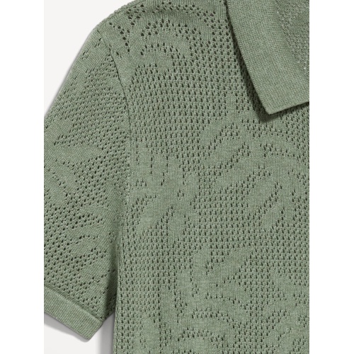 올드네이비 Textured Button-Front Sweater