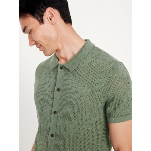 올드네이비 Textured Button-Front Sweater