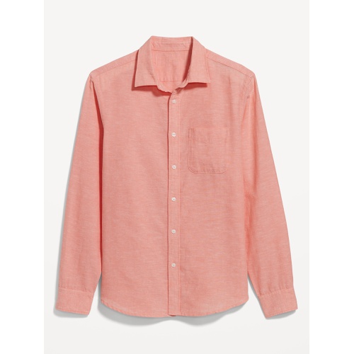 올드네이비 Classic Fit Everyday Linen-Blend Shirt