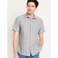 Classic Fit Everyday Linen-Blend Shirt