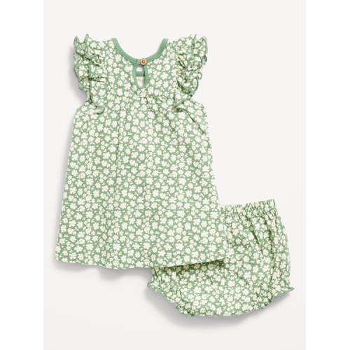 올드네이비 Little Navy Organic-Cotton Top and Shorts for Baby