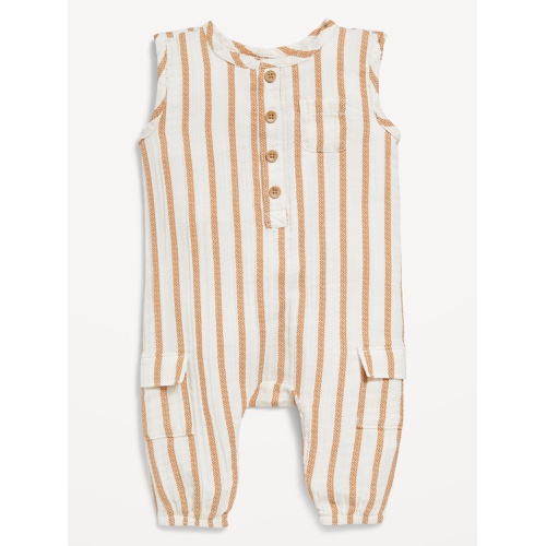 올드네이비 Sleeveless Henley Utility Pocket Jumpsuit for Baby