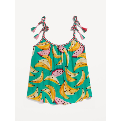 올드네이비 Printed Sleeveless Braided Tank Top for Girls