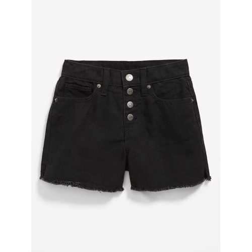 올드네이비 High-Waisted Wow Frayed-Hem Jean Shorts for Girls Hot Deal