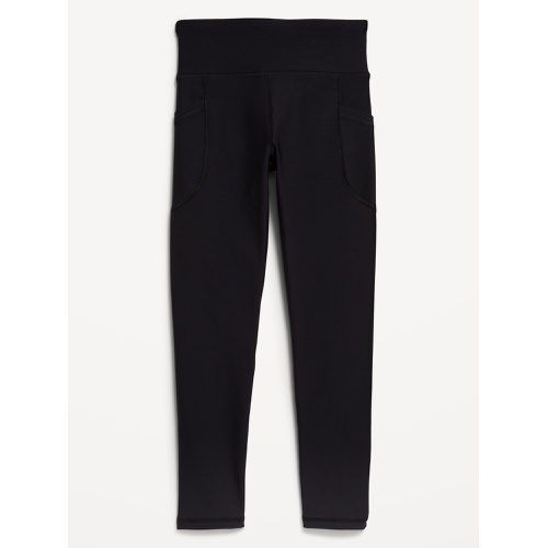 올드네이비 High-Waisted PowerSoft Side-Pocket Leggings for Girls