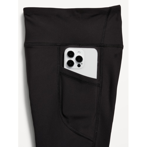 올드네이비 High-Waisted PowerSoft Side-Pocket Leggings for Girls