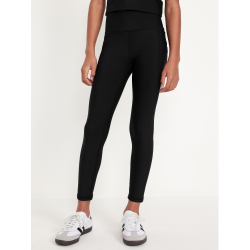 올드네이비 High-Waisted PowerSoft Side-Pocket Leggings for Girls