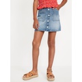 High-Waisted Jean Skirt for Girls