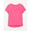 Softest Short-Sleeve Heart-Pocket T-Shirt for Girls