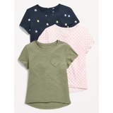 Softest Short-Sleeve T-Shirt 3-Pack for Girls Hot Deal