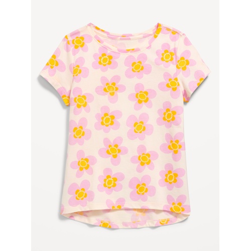 올드네이비 Softest Printed Short-Sleeve T-Shirt for Girls