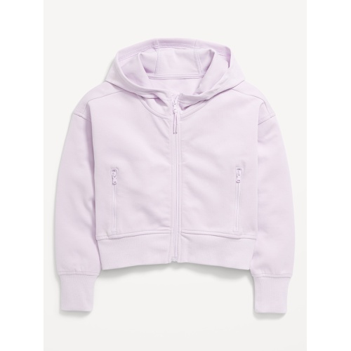 올드네이비 Dynamic Fleece Zip-Front Performance Hoodie for Girls