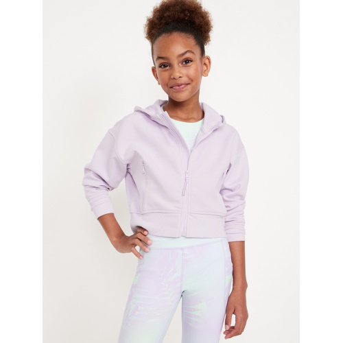 올드네이비 Dynamic Fleece Zip-Front Performance Hoodie for Girls