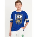 Oversized Short-Sleeve Graphic T-Shirt for Boys