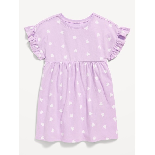 올드네이비 Printed Fit and Flare Dress for Toddler Girls