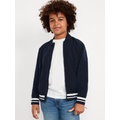 Zip-Front Bomber Jacket for Boys