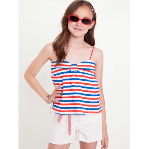 올드네이비 Printed Bow Tank Top for Girls