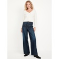 High-Waisted Baggy Wide-Leg Trouser Jeans