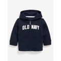 Logo-Graphic Zip Hoodie for Baby