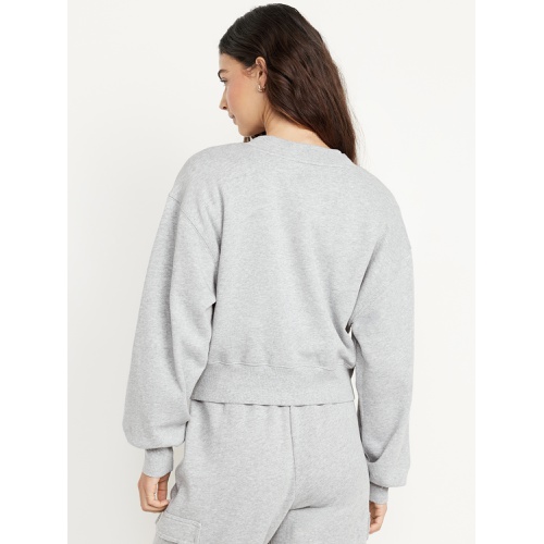 올드네이비 SoComfy Oversized V-Neck Sweatshirt