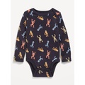 Printed Long-Sleeve Bodysuit for Baby