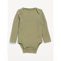 Long-Sleeve Ribbed Bodysuit for Baby