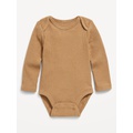 Long-Sleeve Ribbed Bodysuit for Baby