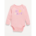 Long-Sleeve Logo-Graphic Bodysuit for Baby