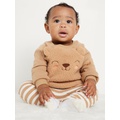 Crew-Neck Critter Sweatshirt and Sweatpants Set for Baby