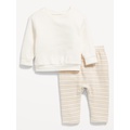 Crew-Neck Sweatshirt and Sweatpants Set for Baby Hot Deal