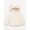 Sherpa Critter Zip-Front Hooded Jacket for Baby