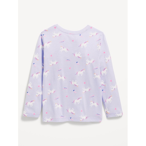 올드네이비 Printed Long-Sleeve T-Shirt for Toddler Girls