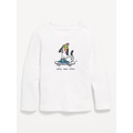 Long-Sleeve Graphic T-Shirt for Toddler Girls Hot Deal