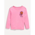 Long-Sleeve Graphic T-Shirt for Toddler Girls