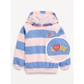 Long-Sleeve Graphic Pullover Hoodie for Toddler Girls